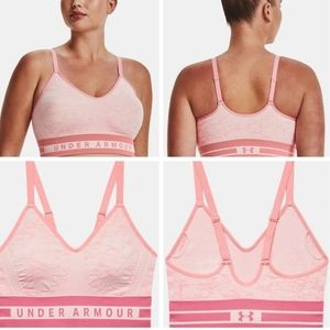 UNDER ARMOUR WOMEN'S UA SEAMLESS LOW LONG HEATHER SPORTS BRA